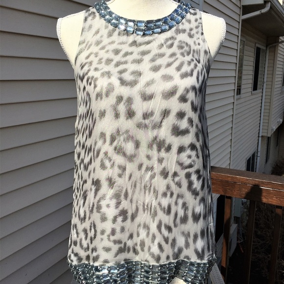 INC International Concepts Tops - INC Int’l Concepts Leopard Print SILK Top ~ 4